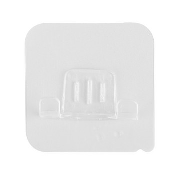 Прозрачен PVC материал Водоустойчив държач за бръснач Стенен перфоратор Безплатна мъжка самобръсначка Кука за съхранение Кухненски органайзер за баня Аксесоари