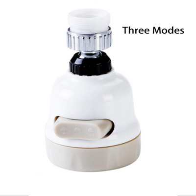 Удължител за кухненски кран с високо налягане Въртящ се кран Аератор Водоспестяващ кран Адаптер за дюза Аксесоари за мивка в банята