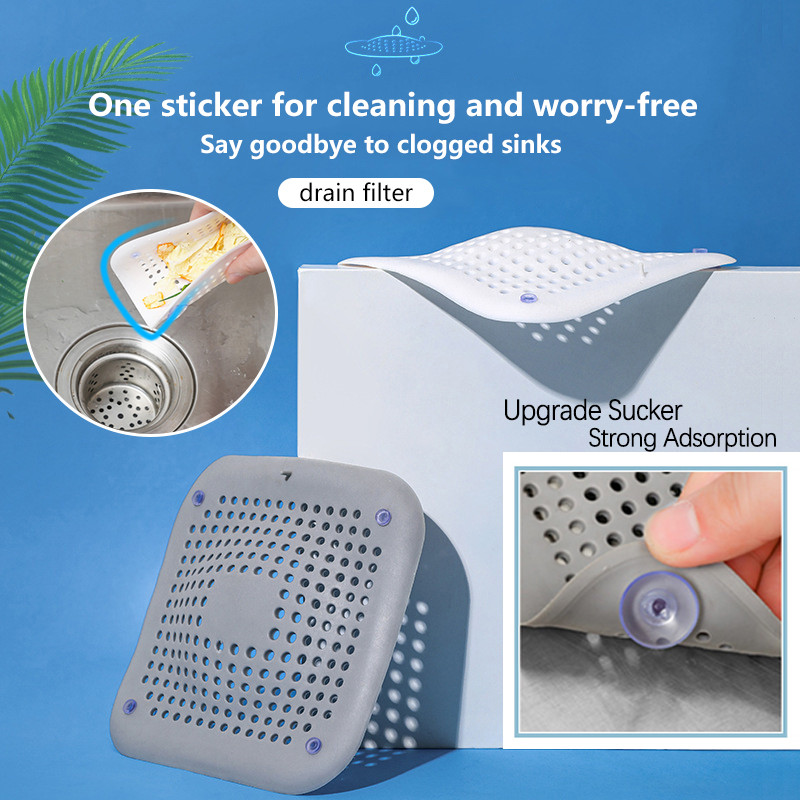 Филтър за мивка Канал за душ Уловител за косми Запушалка Домакински Кухня Баня Подов дренаж Капак Универсална цедка за мивка против запушване