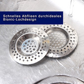 3/2/1 бр. Кухненска мивка Спирачка за мивка Филтър за цедка за вана от неръждаема стомана Запушалка за улавяне на косми Запушалка за оттичане на душ Аксесоар за филтър