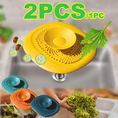 1/2PCS Запушалка за кухненска мивка Дренажна тапа Запушалка за подов канал Запушалка за коса Уловител за баня Филтър за мивка Капак за цедка Аксесоари за баня