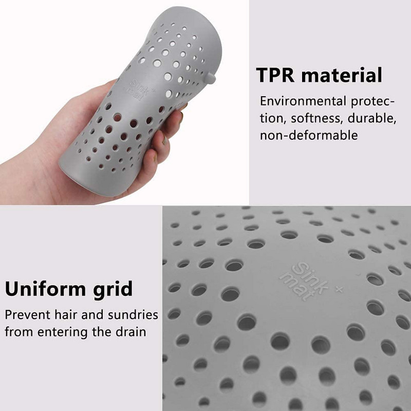 Домакинска кухненска мивка Филтър Душ канал Уловител за косми Запушалка Капак за подов канал за баня Универсална цедка за мивка против запушване