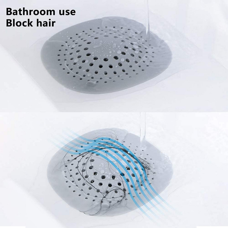Домакинска кухненска мивка Филтър Душ канал Уловител за косми Запушалка Капак за подов канал за баня Универсална цедка за мивка против запушване