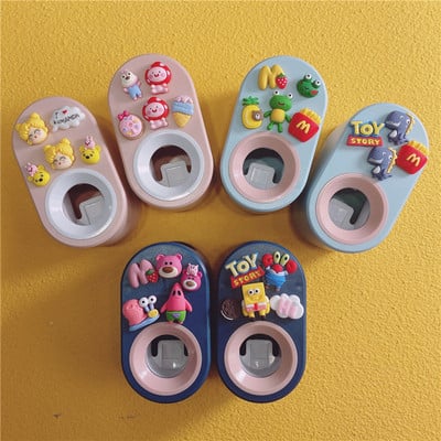 Cartoon Automatic Toothpaste Dispenser Toothpaste Squeezing Artifact Child Creative Toothpaste Squeezer Free Rack Punch Paste