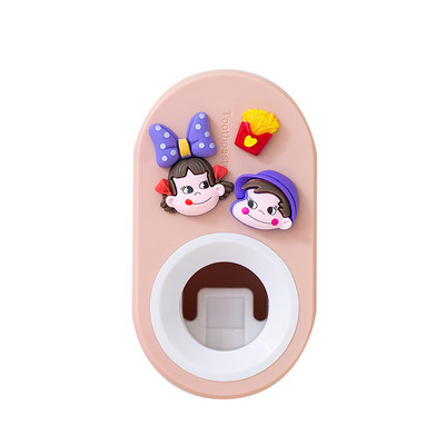 Карикатурен автоматичен дозатор за паста за зъби, артефакт за изстискване на паста за зъби, детска креативна изстисквачка за паста за зъби, безплатна поставка за паста за пробиване