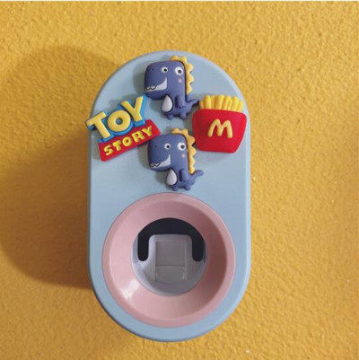 Карикатурен автоматичен дозатор за паста за зъби, артефакт за изстискване на паста за зъби, детска креативна изстисквачка за паста за зъби, безплатна поставка за паста за пробиване