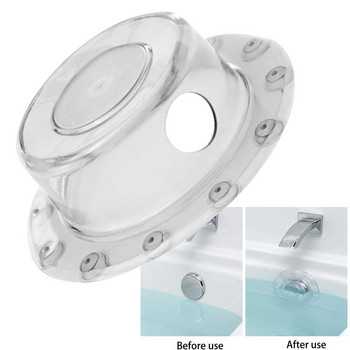 Κάλυμμα αποστράγγισης υπερχείλισης μπάνιου PVC 3 τμχ Πώμα δίσκου μπανιέρας κατά της υπερχείλισης Προσθέστε επιπλέον ίντσες νερό για θερμαντήρα μπανιέρας