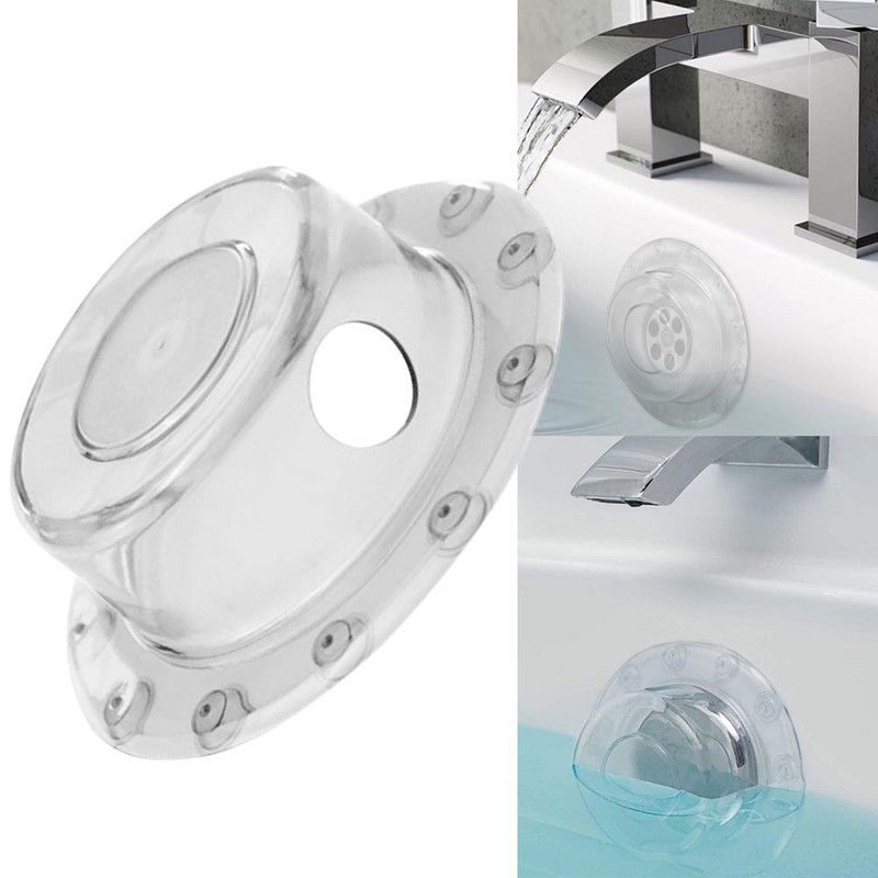3 PCS PVC капак за оттичане на преливник за вана против преливане Тапа за тава за вана Добавете допълнителни инча вода за нагревател за вана