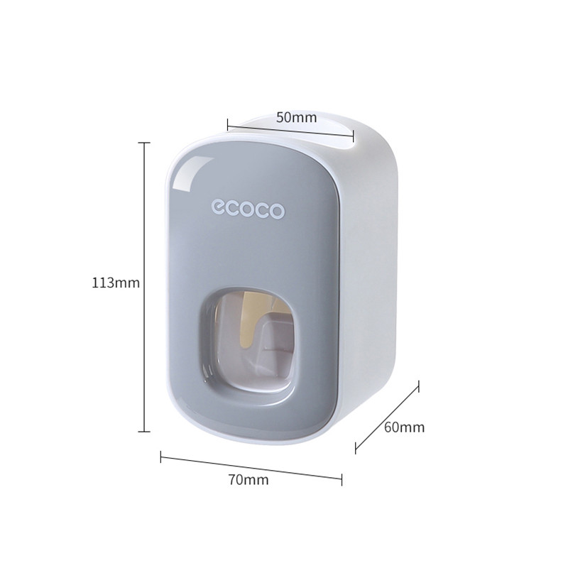 Комплект аксесоари за баня Автоматичен дозатор за паста за зъби Изстисквачка за паста за зъби Стенен монтаж Държач за паста за зъби Изстисквачка за паста за зъби