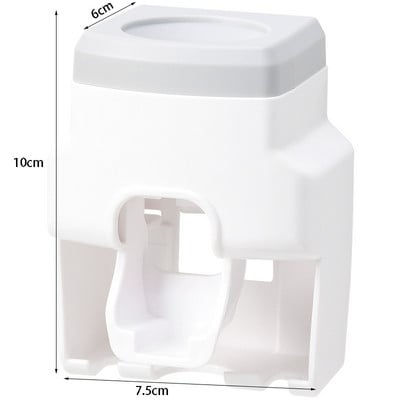 Kreativni zidni nosač Automatski dozator paste za zube Kupaonski dodaci Vodootporni Lazy Cjedilo paste za zube Držač četkice za zube