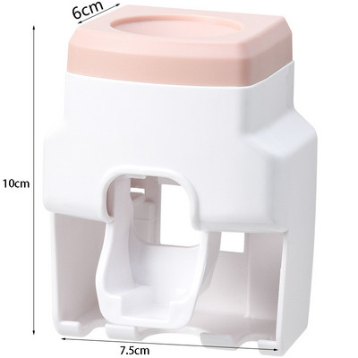 Kreativni zidni nosač Automatski dozator paste za zube Kupaonski dodaci Vodootporni Lazy Cjedilo paste za zube Držač četkice za zube