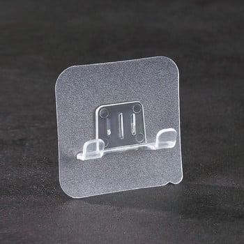 Прозрачен PVC материал Водоустойчив държач за бръснач Стенен удар Безплатна мъжка самобръсначка Кука за съхранение Кухненски органайзер за баня Аксесоари