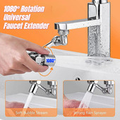 Univerzalna glava za raspršivanje slavine 1080° rotirajuća višenamjenska produžna slavina Prozračivač za slavinu Robotska ruka Kuhinjski sudoper Slavina za vodu