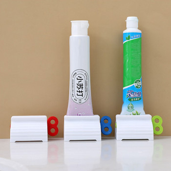 3PCS изстисквачка за паста за зъби Домакинска щипка за почистване на лице Тръба за изстискване Преса за паста за зъби Дозатор Аксесоари за баня