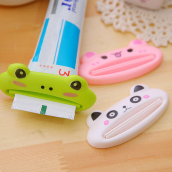 Συσκευή οδοντόκρεμας 1 τεμ. Διανομέας οδοντόκρεμας Cute Animal Toothpaste Squeezer Tube Πλαστικός διανομέας Αξεσουάρ μπάνιου για παιδιά