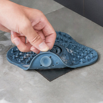 Силиконов филтър за коса за мивка Антиблокиращ душ Капаци за подови канали Цедка за мивка Кухненски аксесоари WC инструменти