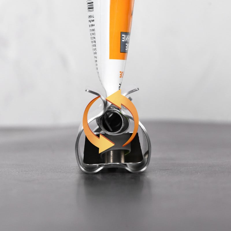 Cijev za cijeđenje paste za zube na kotao Dozator za pastu za zube Od nehrđajućeg čelika koji štedi rad Cjevčica za cijeđenje paste za zube Kupaonski pribor