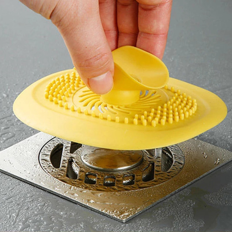 Kupaonski odvod za umivaonik Hvatač dlaka Podni čep Filter Cjedilo za kuhinjski sudoper Poklopac odvoda Univerzalni dodatak protiv začepljenja