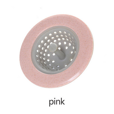 Cjedilo za sudoper Silikonski kuhinjski dodaci 1 kom Kupaonski odvod tuša Pšenična slama Kanalizacija Filter za kosu Sudoper Cjedilo