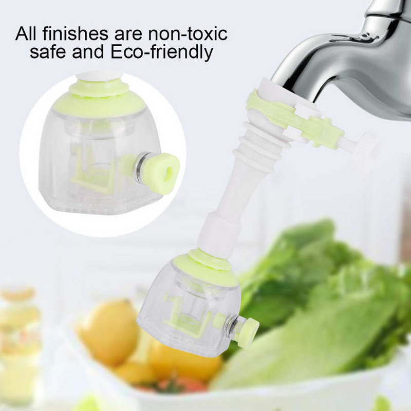 Produžetak kuhinjske slavine za uštedu vode Podesiv za 360 stupnjeva otporan na prskanje Produžetak slavine za vodu Dodaci za filtar Kuhinjski dodaci