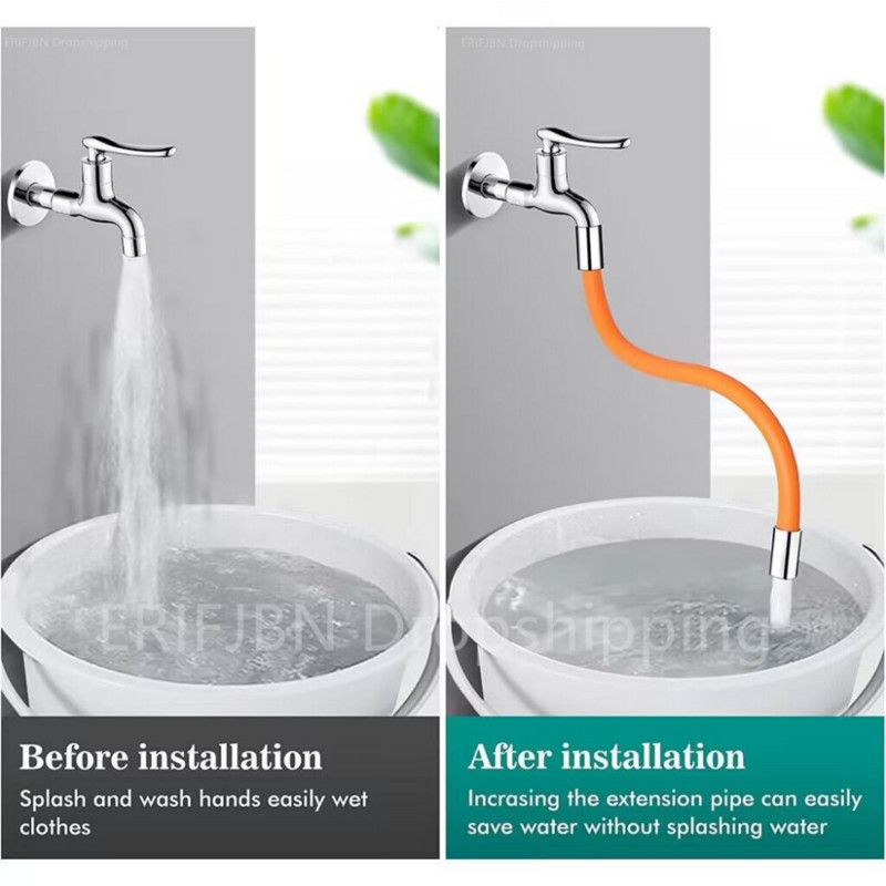 Novo produžno crijevo za kuhinjsku slavinu, 360° rotirajuće savijanje, produžna cijev za slavinu, kupaonski umivaonik, slavina za uštedu vode, produžna cijev za filter