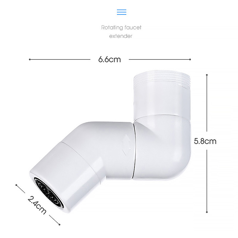 Kuhinjska slavina 720 rotirajući produžetak Adapter mlaznice slavine za uštedu vode Univerzalni filter za prskanje Sprej Dodaci za kupaonski umivaonik