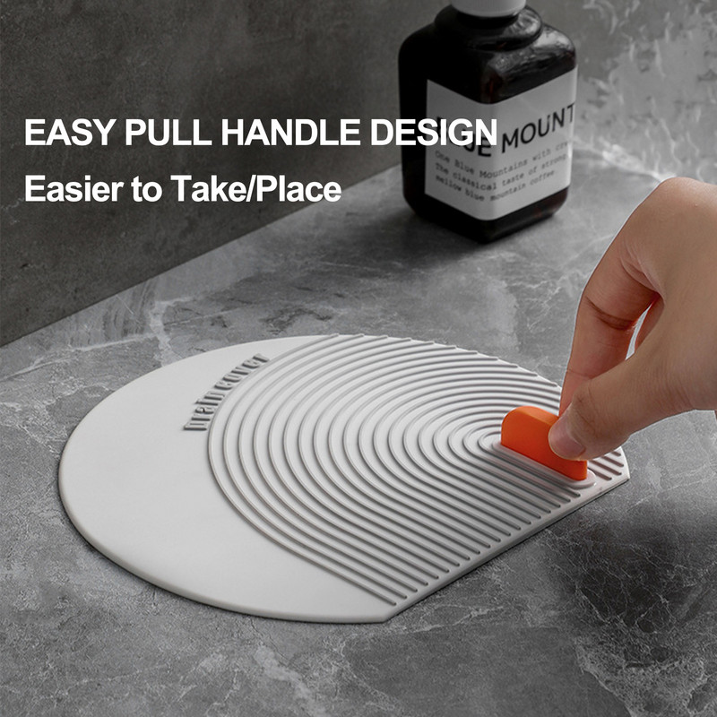 Čep za kadu Silikonski podni odvod Prostirka protiv neugodnih mirisa Čep za podni odvod Poklopac za čep za kosu Kućanska kuhinja Kupaonica i praonica rublja