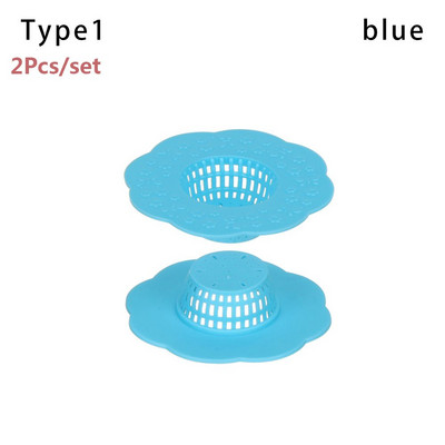 2/6kom Filter za kosu Anti-blokiranje Umivaonik Filter Kuhinjski sudoper Kanalizacijska mreža Cjedilo Kupaonski hvatač za kosu Okrugli odvod u podu