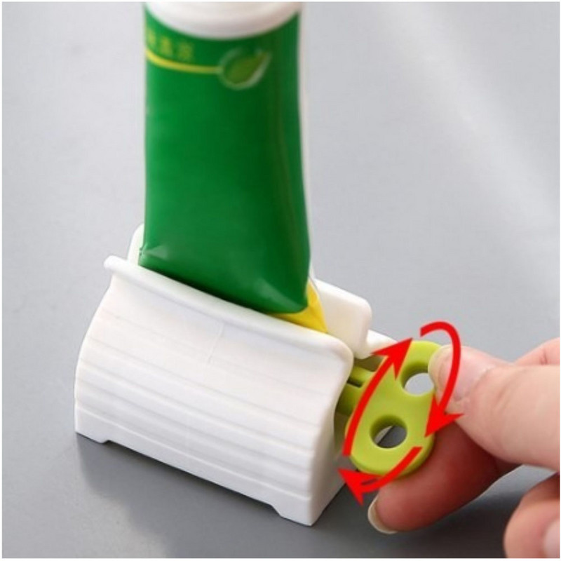 Plastikinės dantų pastos išspaudimo įtaisas Daugiafunkcis nešiojamas dantų pastos vamzdelio spaudimo įrenginys, rankinis spaudimo įrankis