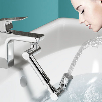 Universal 1440° Rotation Faucet Aerator Retracta Alloy Robotic Swivel Faucet Extension Αξεσουάρ κουζίνας Faucet Extender2Flow