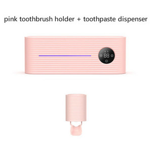 UVC ultraljubičasta sterilizacija Suši se na zraku Držač četkica za zube Stalak za doziranje paste za zube Zidni kupaonski pribor