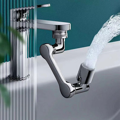 Καθολική περιστροφή 1080° Faucet Extender Κεφαλή ψεκασμού φίλτρο κατά του πιτσιλίσματος Πλαστική βρύση κουζίνας Ακροφύσιο εξοικονόμησης νερού