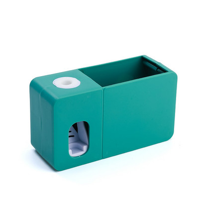 Zidni nosač 2 u 1 dozator paste za zube s držačem četkice za zube Automatski stiskač paste za zube Organizator za kupanje Kupaonski pribor