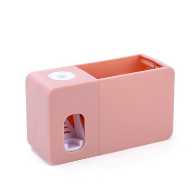 Zidni nosač 2 u 1 dozator paste za zube s držačem četkice za zube Automatski stiskač paste za zube Organizator za kupanje Kupaonski pribor