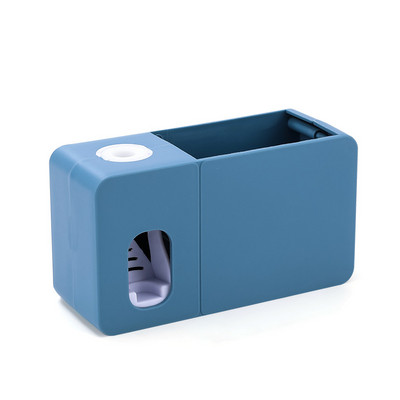 Zidni nosač 2 u 1 dozator paste za zube s držačem četkice za zube Automatski stiskač paste za zube Organizator za kupanje Kupaonski pribor