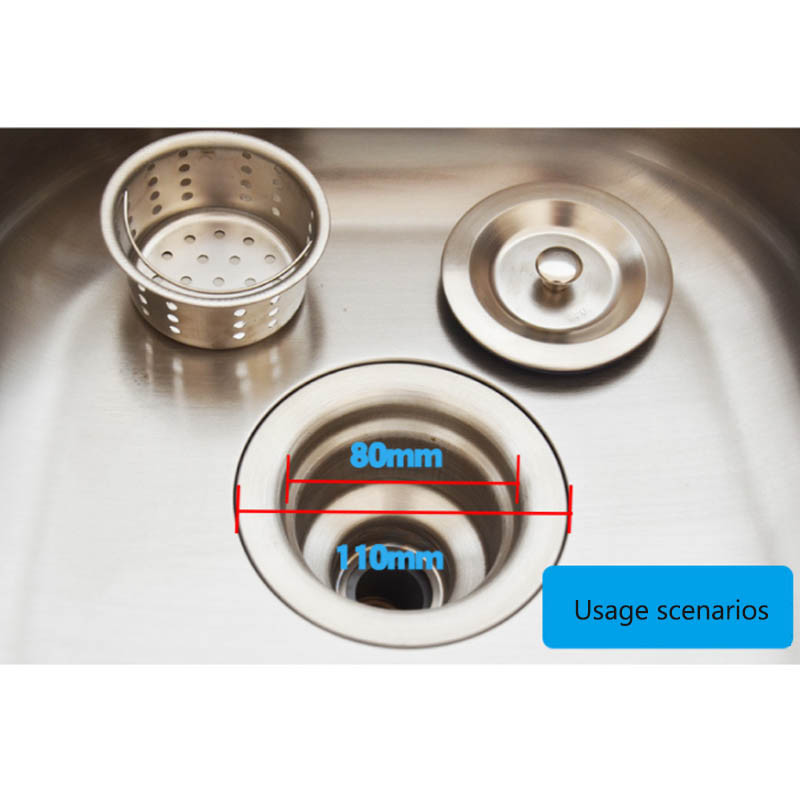 Kuhinjski sudoper Ocjeđivač Poklopac Košara za bazen Lijevak za vodu Umivaonik Cjedila Kupaonska kuhinjska kanta za otpatke Filter čep