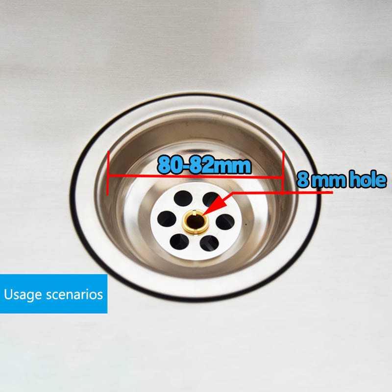 Kuhinjski sudoper Ocjeđivač Poklopac Košara za bazen Lijevak za vodu Umivaonik Cjedila Kupaonska kuhinjska kanta za otpatke Filter čep