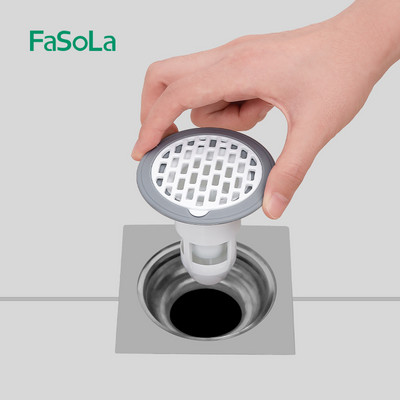 FaSoLa plastist vannitoa valamu äravoolusõel Juuksepüüdur Juuksekork Dušš äravoolukatted Köök Silikoon lõhnavastane põranda äravool