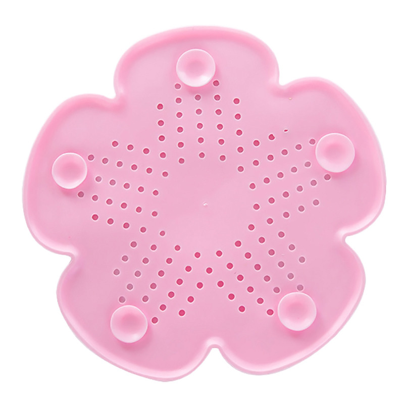 Oblik cvijeta Filter za kosu Sudoper Cjedilo protiv blokiranja Kad Tuš Čep za podni odvod Silikonski kuhinjski pribor za kupaonicu