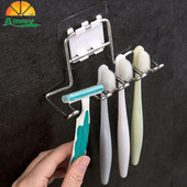 Držač za britve Stalak za britve Višenamjenski držač za četkice za zube Nehrđajući čelik Stalak za brijanje Držač za kupaonicu koji štedi prostor