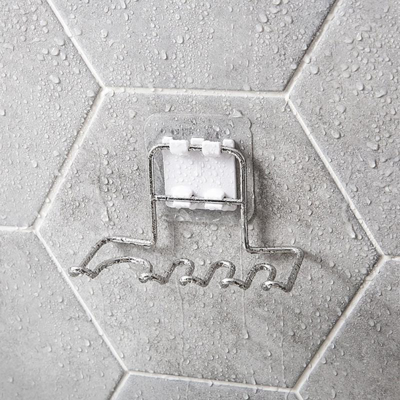 Držač za britve Stalak za britve Višenamjenski držač za četkice za zube Nehrđajući čelik Stalak za brijanje Držač za kupaonicu koji štedi prostor