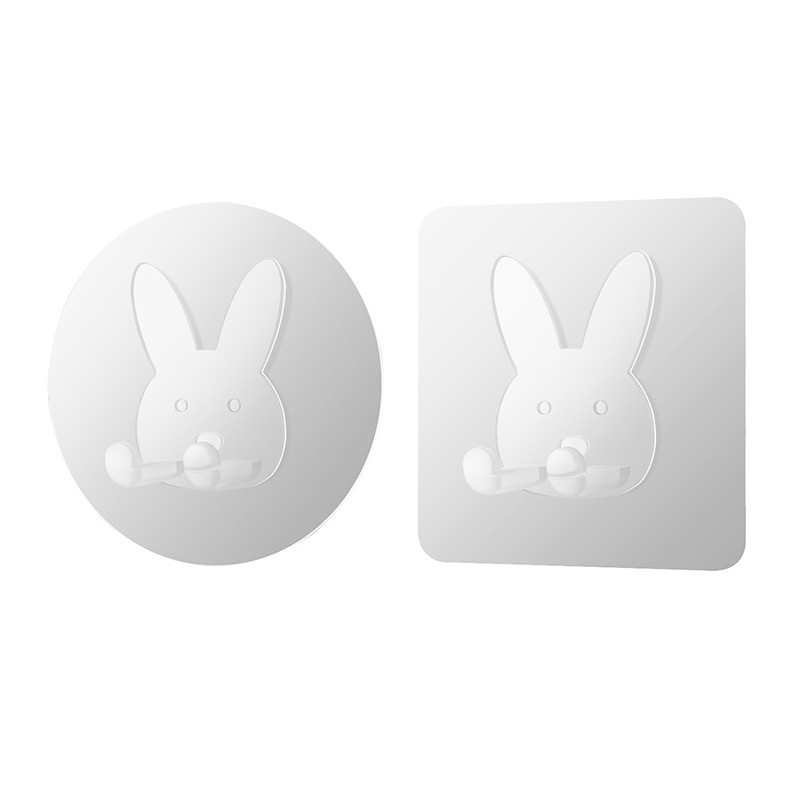 Skaidri PVC medžiaga vandeniui atsparus skustuvo laikiklis sieninis Punch Free Man skustuvo laikymo kabliukas Virtuvės Vonios Tvarkyklės priedai