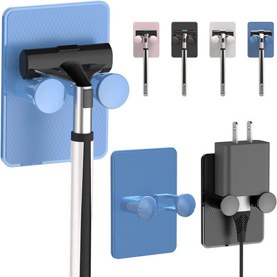 Držač za brijanje za tuš, samoljepljive podesive kuke, vodootporni držač za brijač za kupaonicu u kuhinji - 2 paketa (roza)