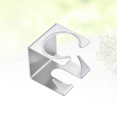 Kuke Kuka Stalak Viseći S Držač za kupaonicu Zidne vješalice od nehrđajućeg čelika od cinka Besplatna torbica Posrebreni kaput s dlakom Kuhinjski pribor