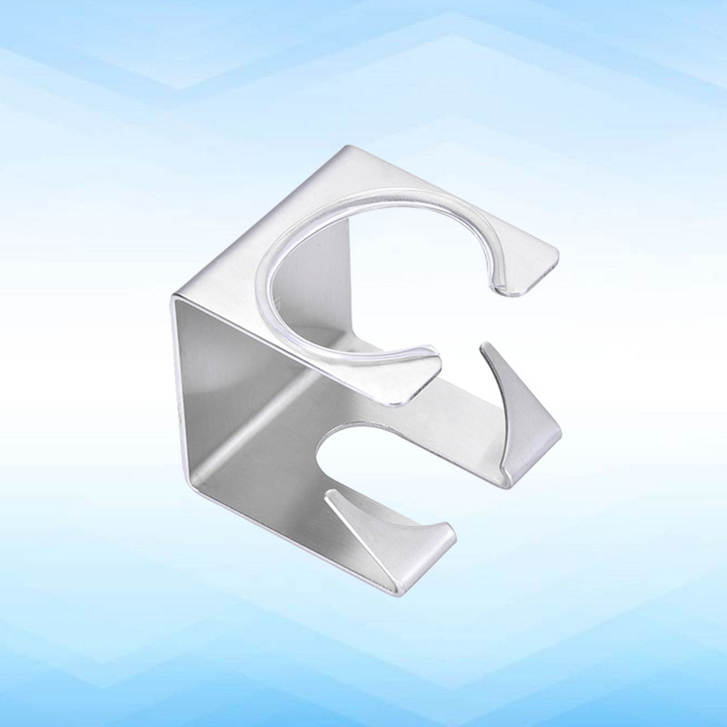 Kuke Kuka Stalak Viseći S Držač za kupaonicu Zidne vješalice od nehrđajućeg čelika od cinka Besplatna torbica Posrebreni kaput s dlakom Kuhinjski pribor