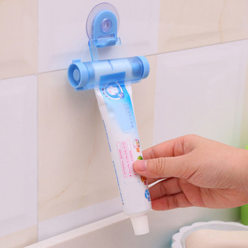 Χειροκίνητος διανομέας οδοντόκρεμας Squeezer Plastic Rolling Tube Sucker Holder Dental Cream for Home Bathroom Dispenser σύριγγα πιστολιού