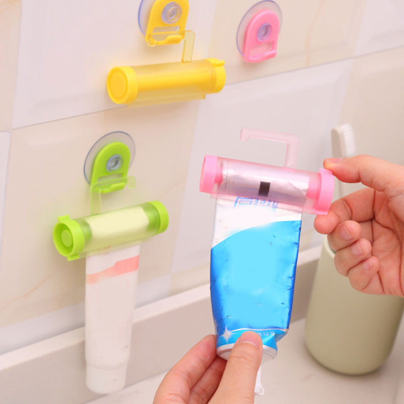 Plastična valjana tuba Cjedilo za pastu za zube Držač za sisaljku Krema za zube za kućnu kupaonicu Ručna šprica Pištolj za doziranje