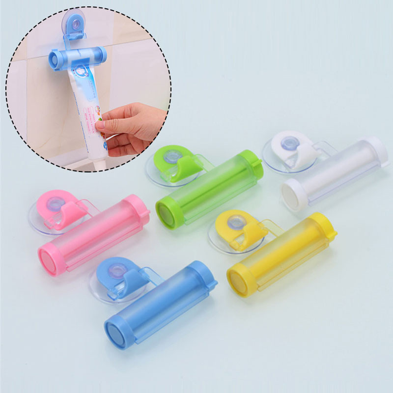 Plastična valjana tuba Cjedilo za pastu za zube Držač za sisaljku Krema za zube za kućnu kupaonicu Ručna šprica Pištolj za doziranje