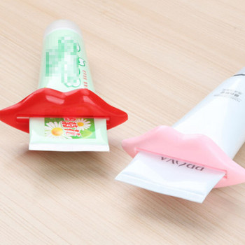 Sexy Hot Lip Kiss Tube Dispenser Οδοντόκρεμα μπάνιου Καθαριστικό Προσώπου Squeezer Home Tube Rolling Stand Squeezer