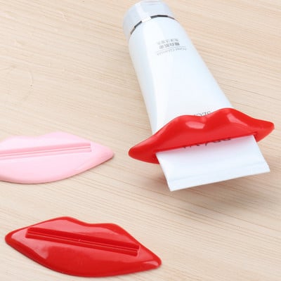 Sexy Hot Lip Kiss Tube Dispenser Οδοντόκρεμα μπάνιου Καθαριστικό Προσώπου Squeezer Home Tube Rolling Stand Squeezer